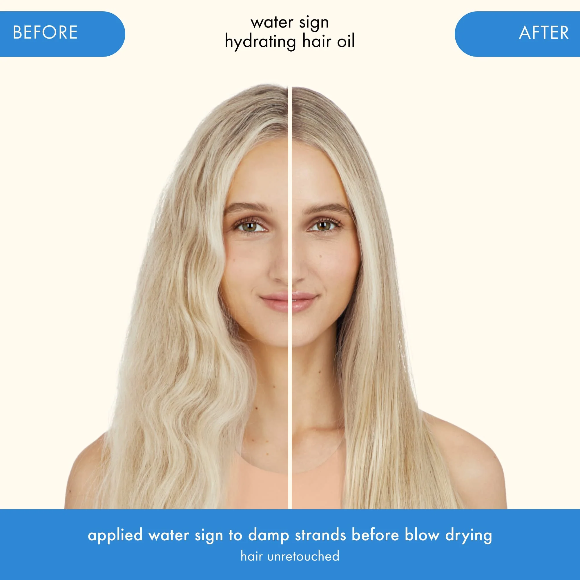 amika water sign hydrating hair oil with hyaluronic acid | for dry, textured, thick hair types 2c–4c, protects against heat, adds shine, smooths flyaways, silicone-free, locks in hydration - Image 2