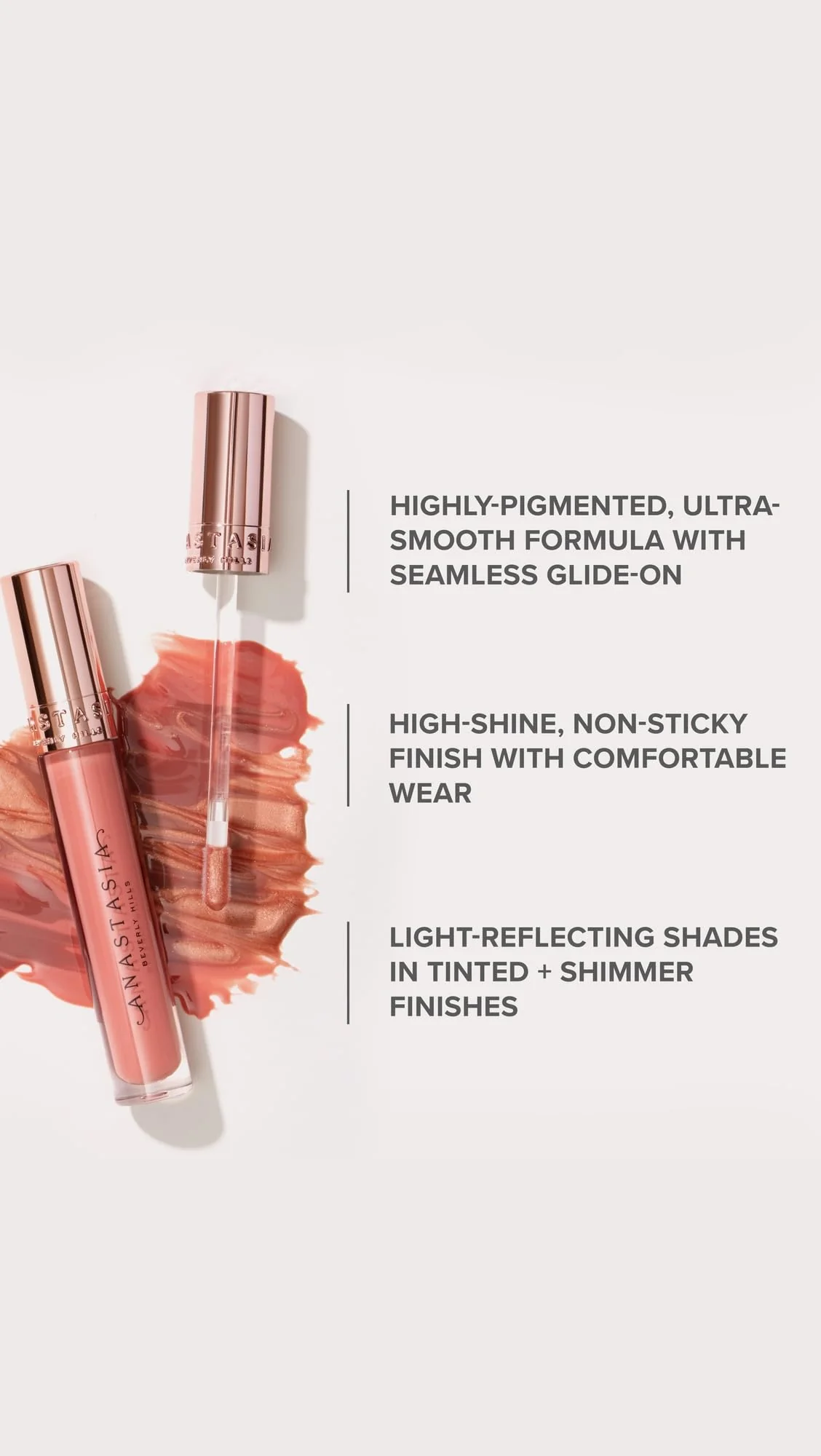 Anastasia Beverly Hills -Lip Gloss - Peachy - Image 3