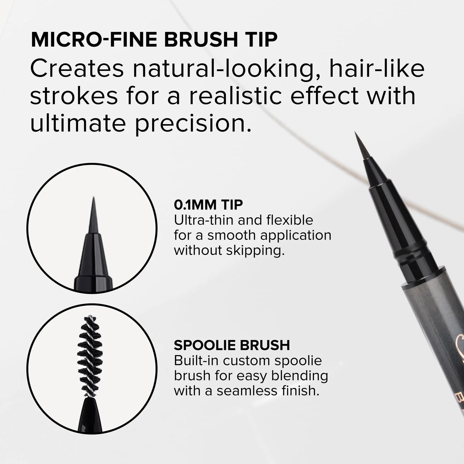 Anastasia Beverly Hills - Microstroke Brow Pen - Medium Brown - Image 5
