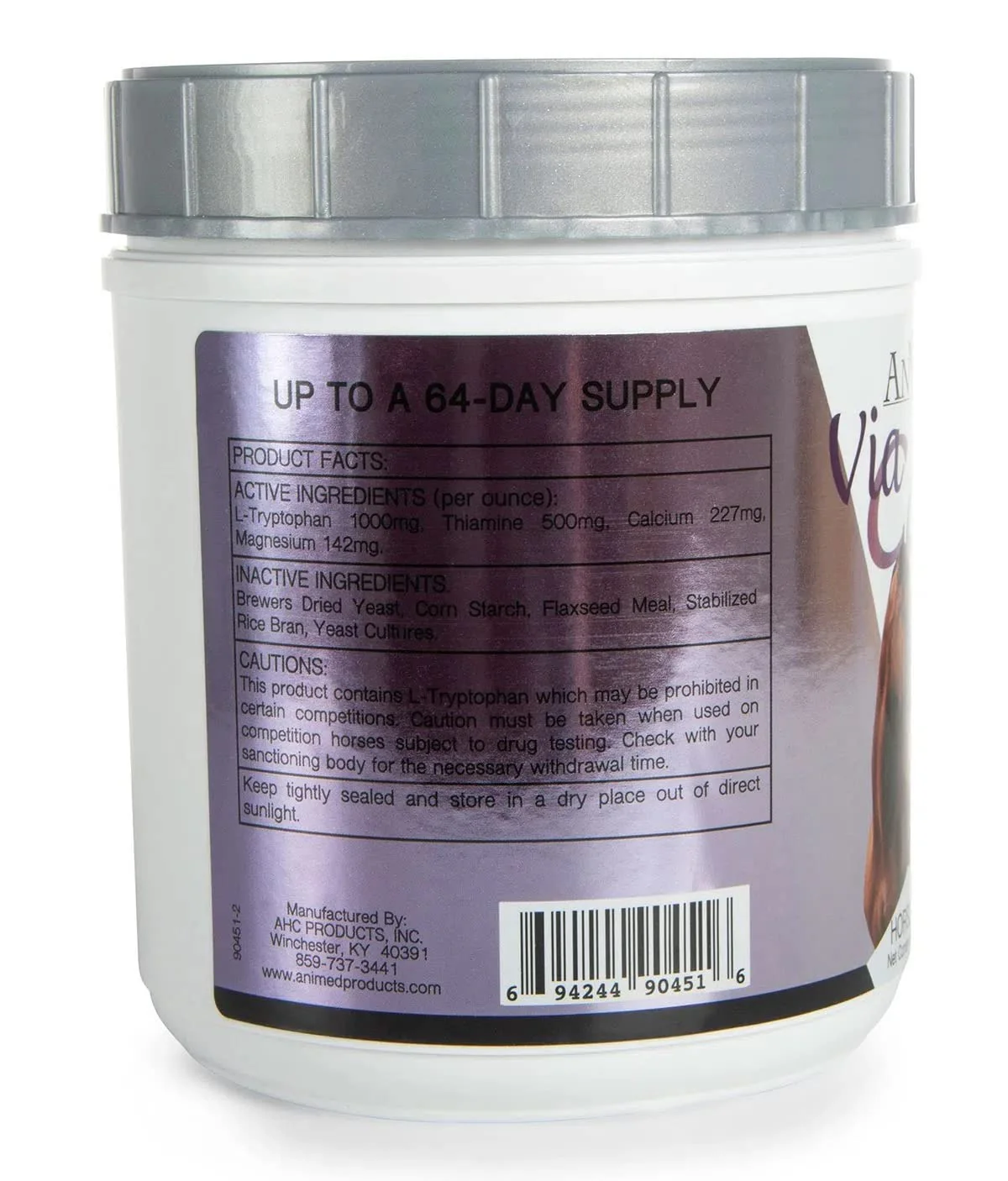 AniMed Vita-Calm Horse Care, 2 Pound Container - Image 3