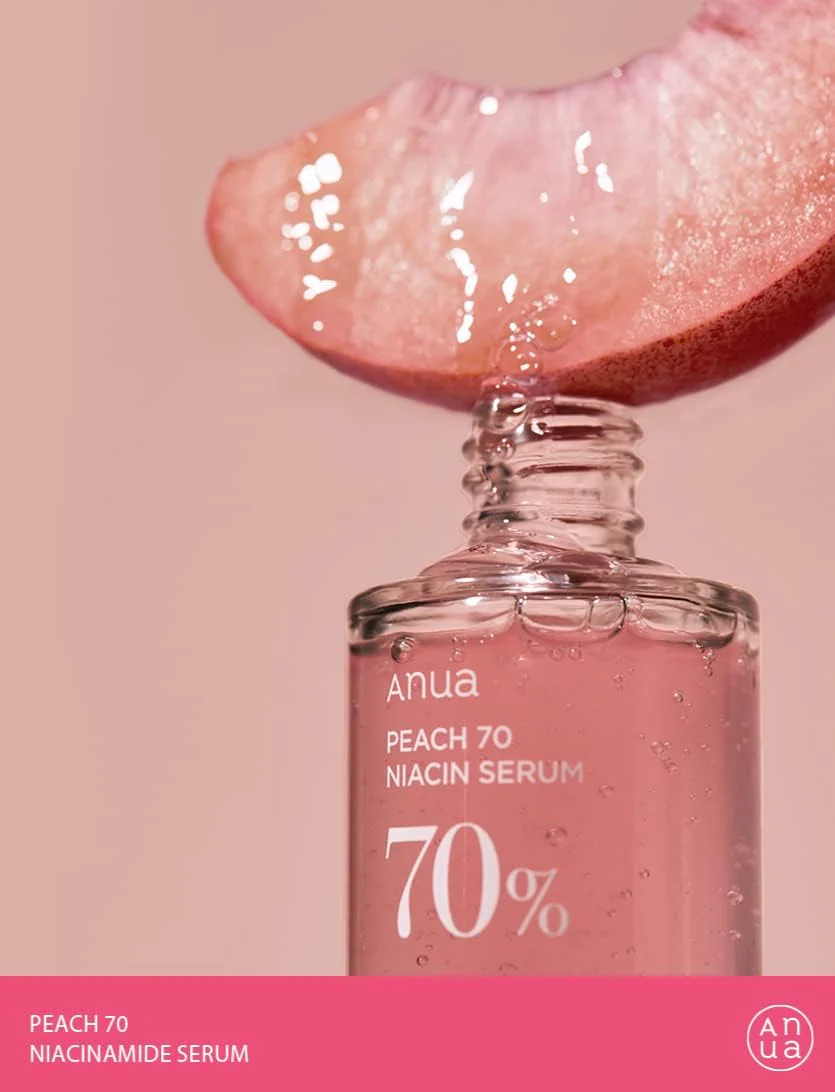 Anua Peach 70 Niacinamide Serum, Daily Glow Serum For Face, Skin Tone & Dullness Care with Vitamin B12, Lightweight, Hydrating For Glass Skin Effect, Korean Skin Care, 1.01 fl.oz - Image 9