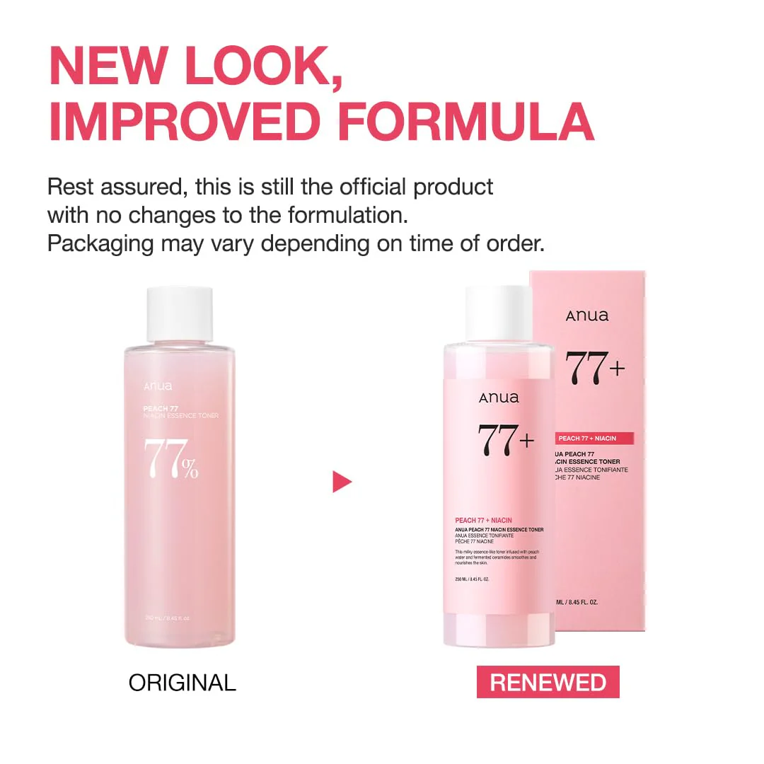 Anua Peach 77 Niacin Essence Toner 250ml / Brightening Toner for Face, Niacinamide, Panthenol, Ceramides, Facial Toner for Glass Skin, Korean Skin Care (8.45 fl.oz.) - Image 8