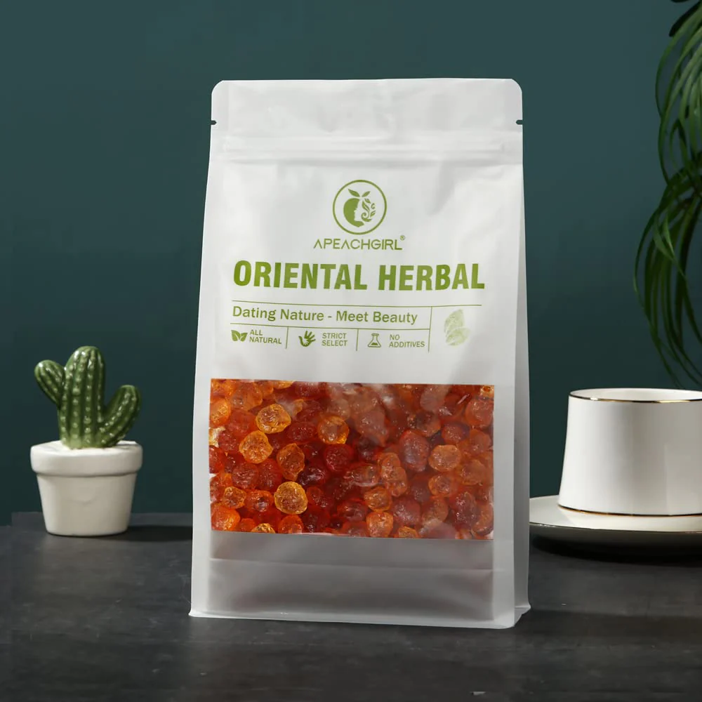 APEACHGIRL Yunnan Premium Natural Wild Peach Gum (16 oz / 1LB), Edible Gum, Health and Beauty Leisure Dessert, Resealable Bag - Image 3
