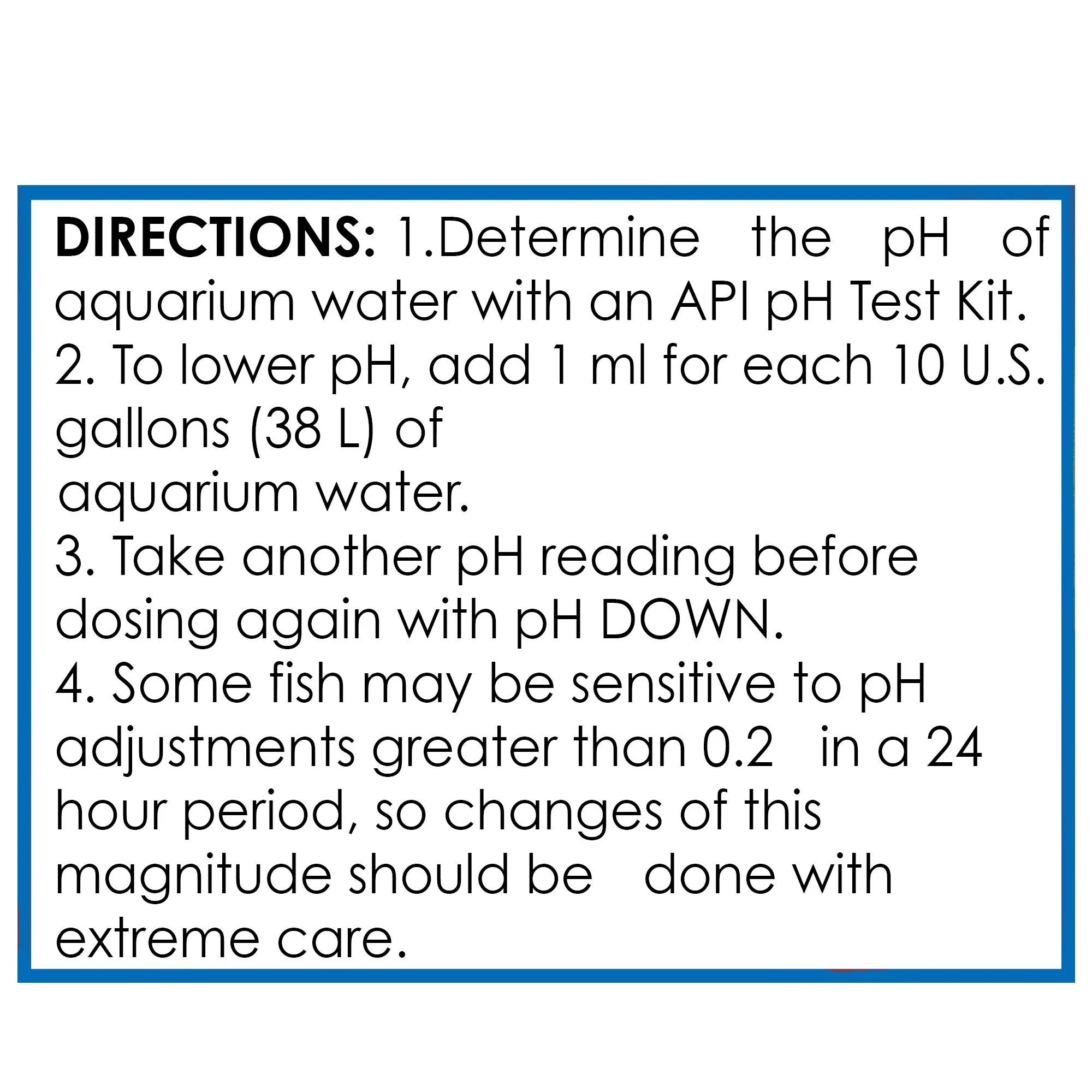 API Aquarium Pharmaceuticals 30B pH Down Aquarium pH Adjuster, 16 oz, Model Number: 17163020301, Hook - Image 2