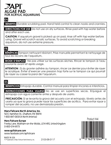 API Aquarium Pharmaceuticals 44 Hand Held Pad for Acrylic Aquariums - Image 3
