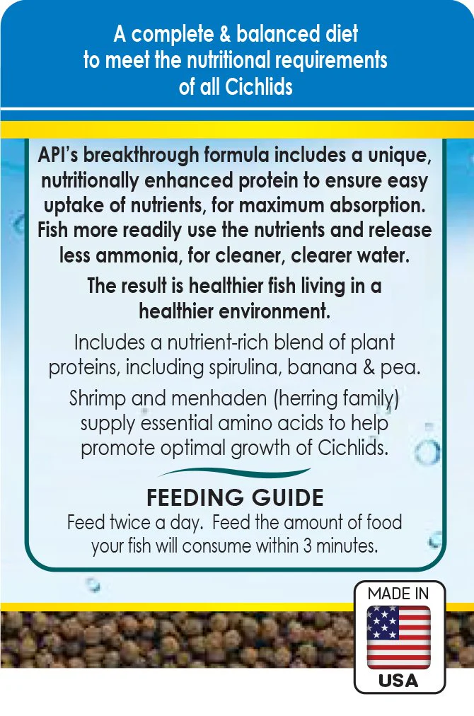 API CICHLID PELLETS Floating Pellets Fish Food 4.2-Ounce Container - Image 5