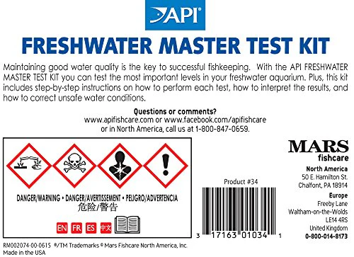 API FRESHWATER MASTER TEST KIT 800-Test Freshwater Aquarium Water Master Test Kit, White, Single, Multi-colored - Image 7