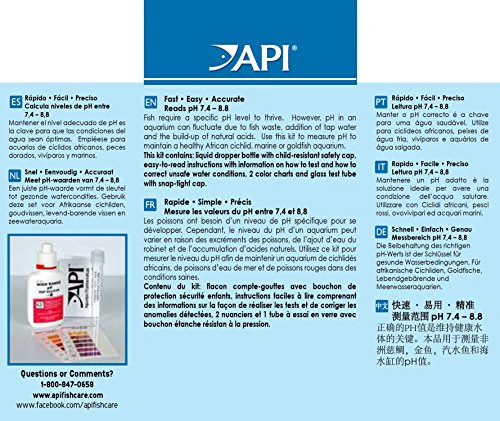 API HIGH RANGE PH TEST KIT 160-Test Freshwater and Saltwater Aquarium Water Test Kit - Image 7