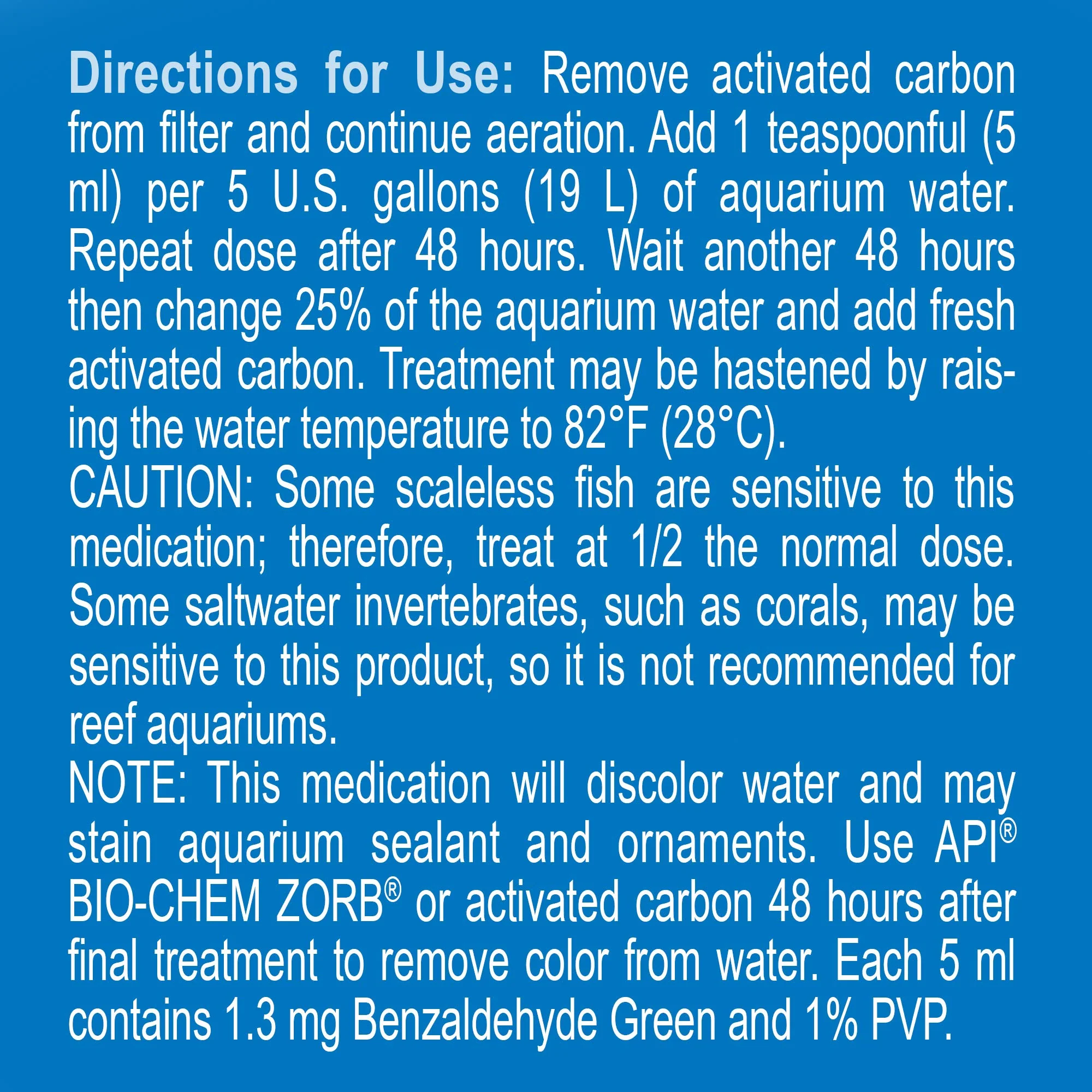 API Liquid Super ICK Cure Freshwater and Saltwater Fish Medication 16-Ounce Bottle - Image 2