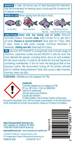 API MELAFIX Freshwater Fish Bacterial Infection Remedy 8-Ounce Bottle - Image 8