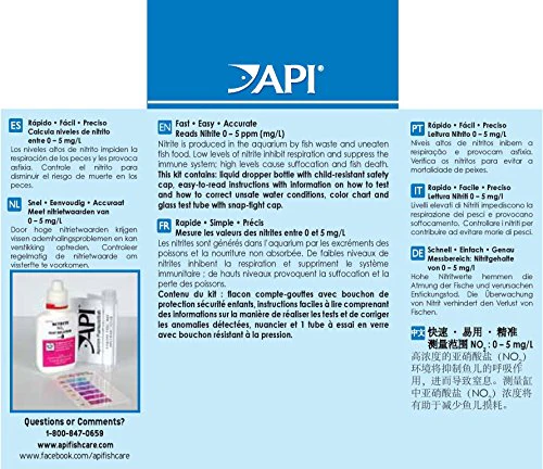 API NITRITE TEST KIT 180-Test Freshwater and Saltwater Aquarium Test Kit - Image 7