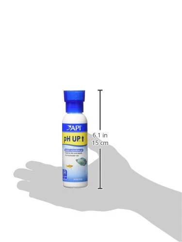 API pH UP Freshwater Aquarium Water pH Raising Solution for fish,4-Ounce Bottle, Brown - Image 2