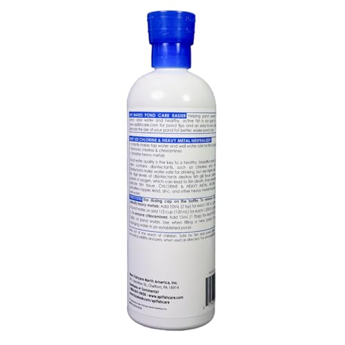 API POND CHLORINE & HEAVY METAL NEUTRALIZER Pond Water Neutralizer 16-Ounce Bottle - Image 8
