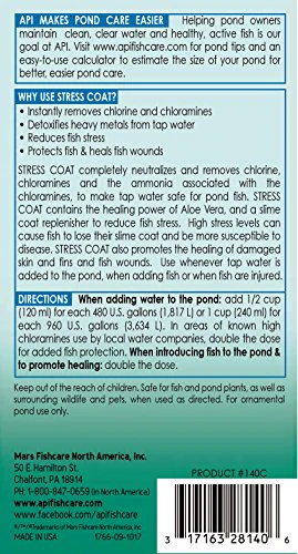 API POND STRESS COAT Pond Water Conditioner 1-Gallon Bottle - Image 8