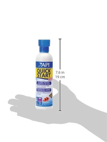 API QUICK START Freshwater and Saltwater Aquarium Nitrifying Bacteria 8-Ounce Bottle - Image 2