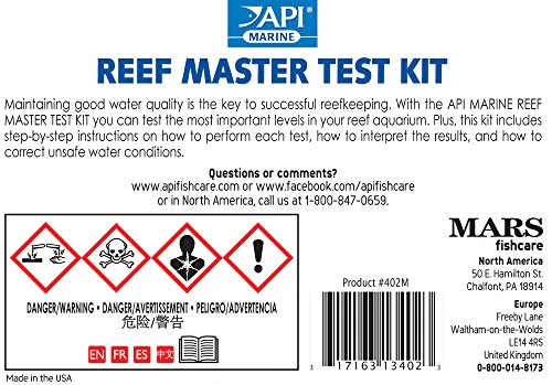 API REEF MASTER TEST KIT Reef Aquarium Water Test Kit 1-Count - Image 6