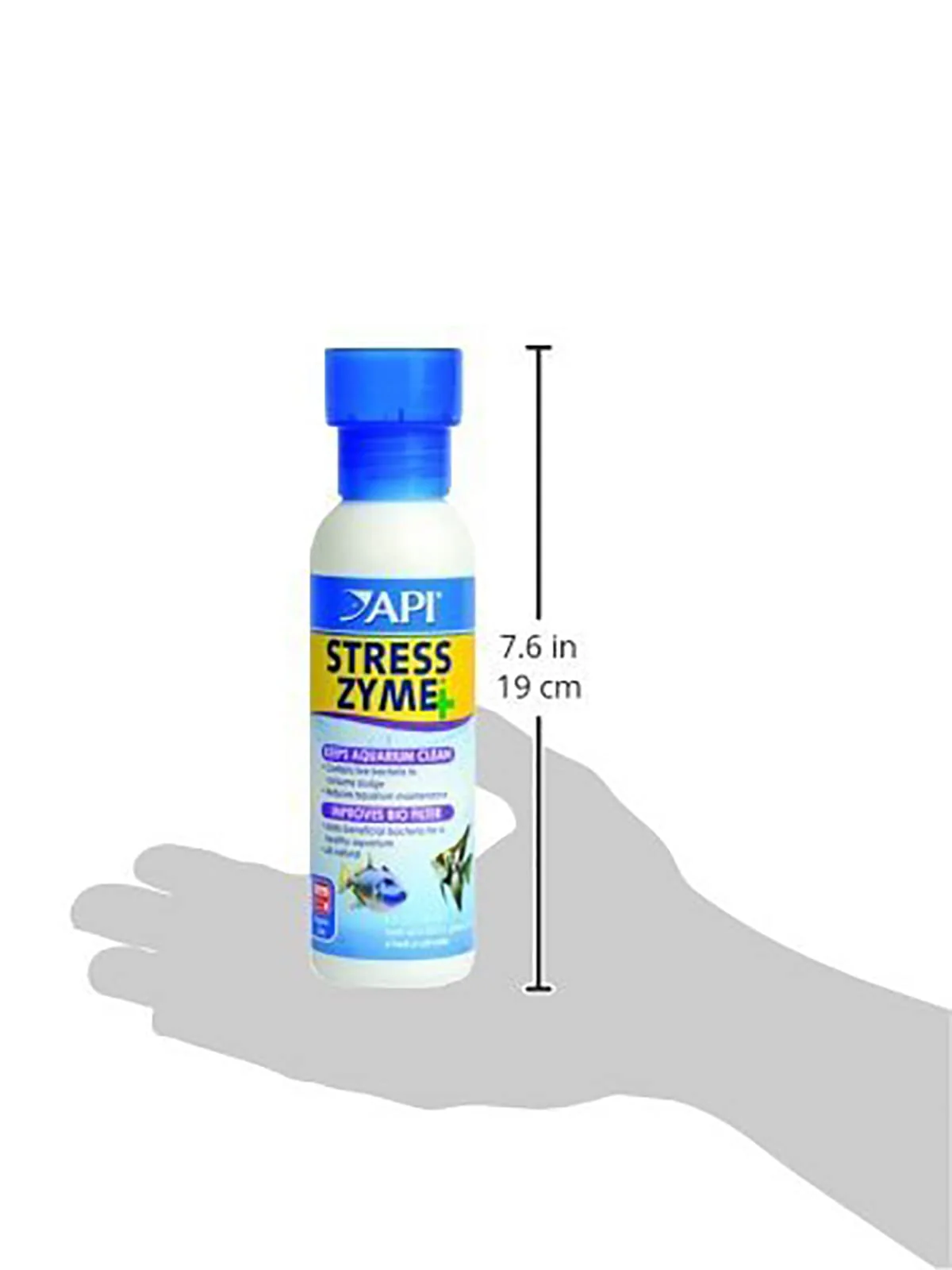 API STRESS ZYME Bacterial cleaner, Freshwater and Saltwater Aquarium Water Cleaning Solution, 8 oz - Image 4