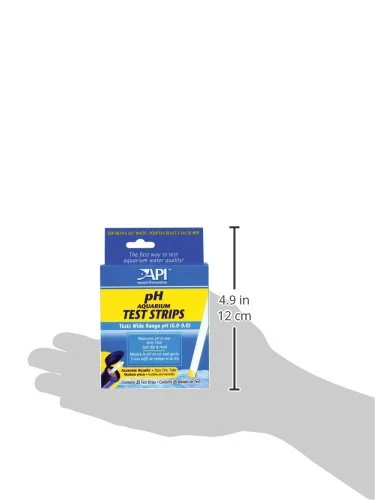 API TEST STRIPS,For Variety of Water Parameters,Monitor aquarium water quality and help prevent invisible water problems that can be harmful to fish,Use weekly and when problems appear,25-Count (33F) - Image 2
