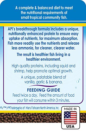 API TROPICAL MINI PELLETS Mini Sinking Pellets Fish Food 1.7-Ounce Container - Image 8