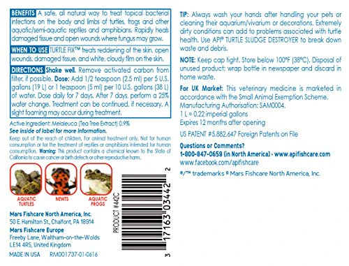 API TURTLE FIX Nonbacilli Turtle Remedy 4-Ounce Bottle - Image 8