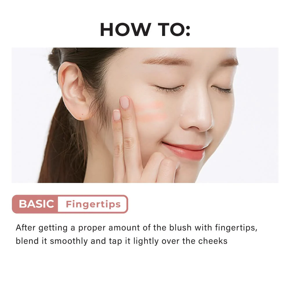 A'PIEU Juicy-Pang Jelly Blusher [CR01] – Soft Touch Blush for Cheek with Combined Cream & Powder Texture for Natural Dewy-Finish, No Fall-Out. 0.17 oz - Image 3