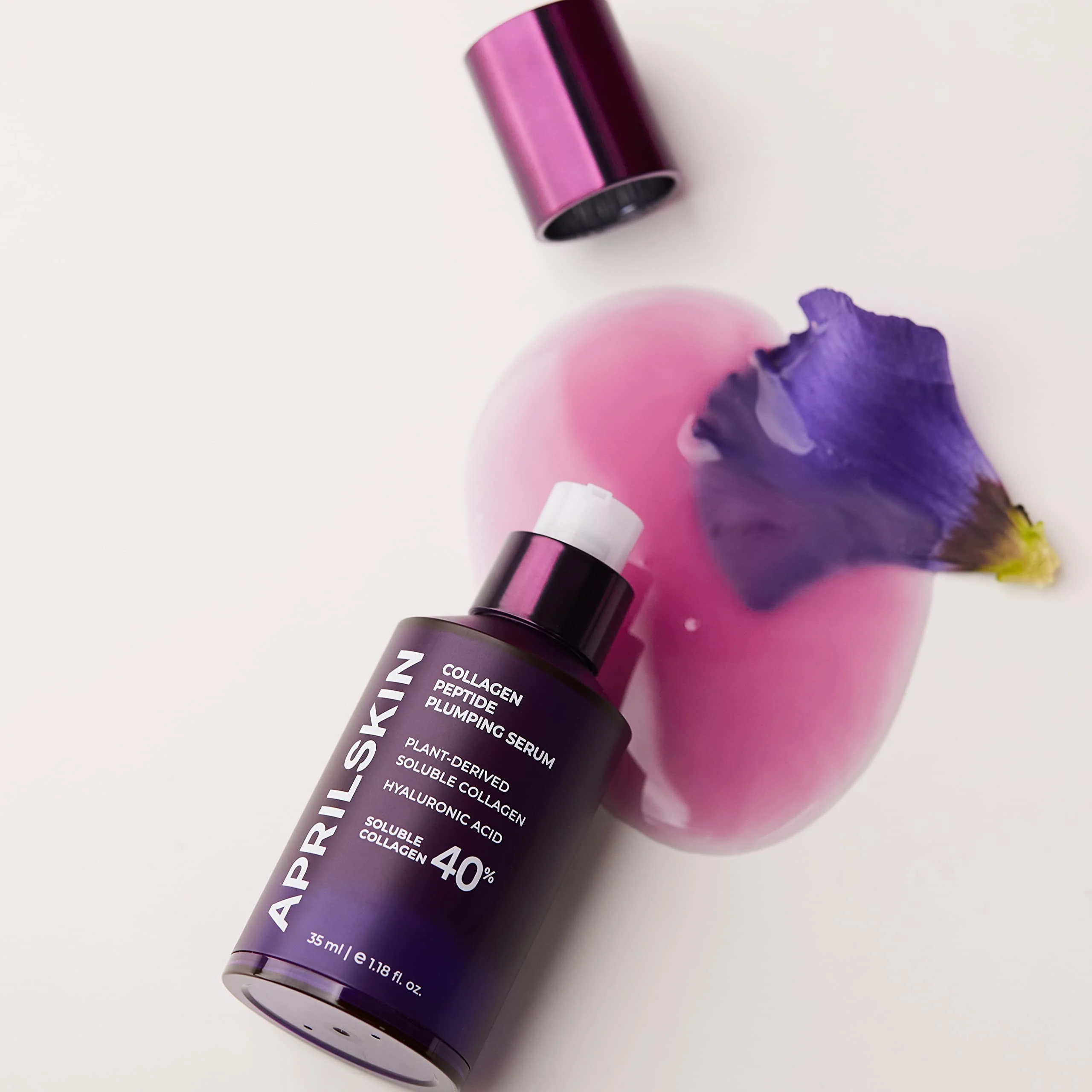 APRILSKIN 40% Collagen Peptide Plumping Serum | Vegan, Cruelty-Free | Keeps radiant and firmer-looking with Triple Peptide Complex | For fine lines, wrinkles & sensitized skin - Image 5