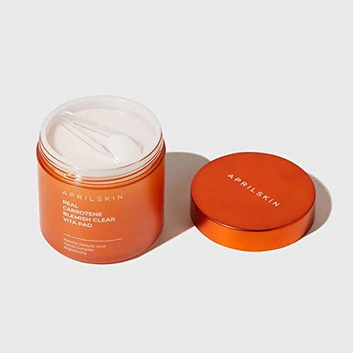 APRILSKIN Carrotene Clarifying Pads | Oily, sensitive, acne-prone skin | Vegan, Cruelty-Free, exfoliating, fights acne & pore-tightening | 60 Pads | No sulfates and Artificial Fragrance - Image 6
