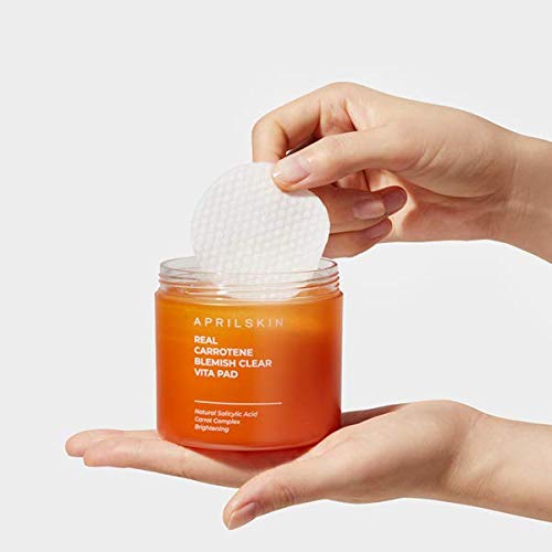 APRILSKIN Carrotene Clarifying Pads | Oily, sensitive, acne-prone skin | Vegan, Cruelty-Free, exfoliating, fights acne & pore-tightening | 60 Pads | No sulfates and Artificial Fragrance - Image 8