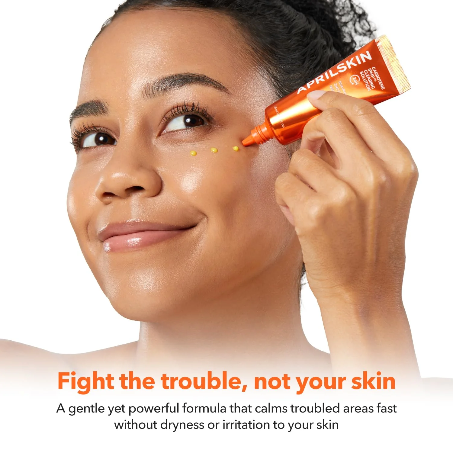 APRILSKIN Carrotene IPMP™ Clearing Solution || Quickly soothes troubled areas and helps clear blemishes | Formulated with BHA, AHA, Niacinamide & Zinc Oxide | Vegan, Cruelty-Free (0.67fl.oz.) - Image 8