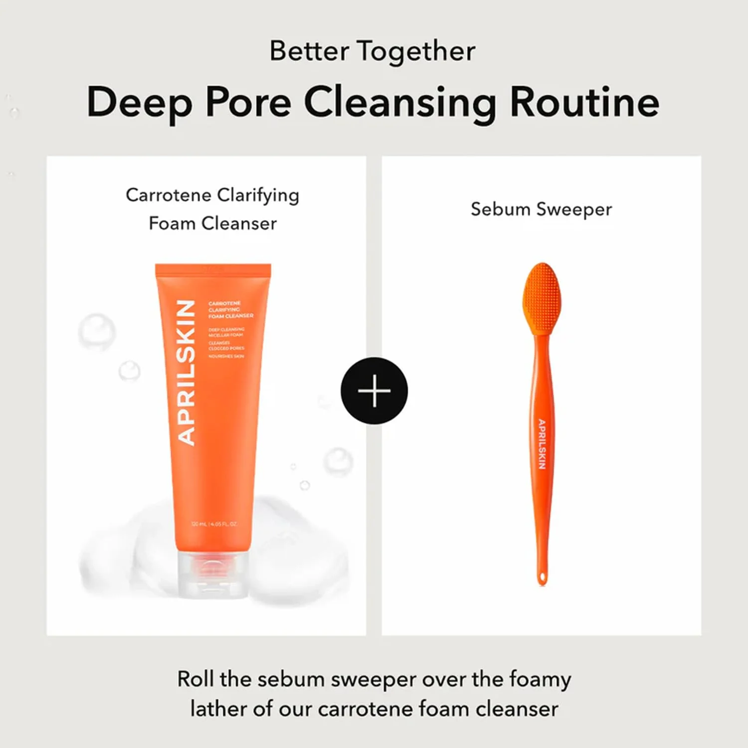 APRILSKIN Pore Cleansing Facial Silicone Brush | for Blackheads Removal & Face Scrubber | Gentle Exfoliation | Deep Pore Cleaning Massager | Pairs with Aprilskin's Carrotene Cleansing Balm - Image 3