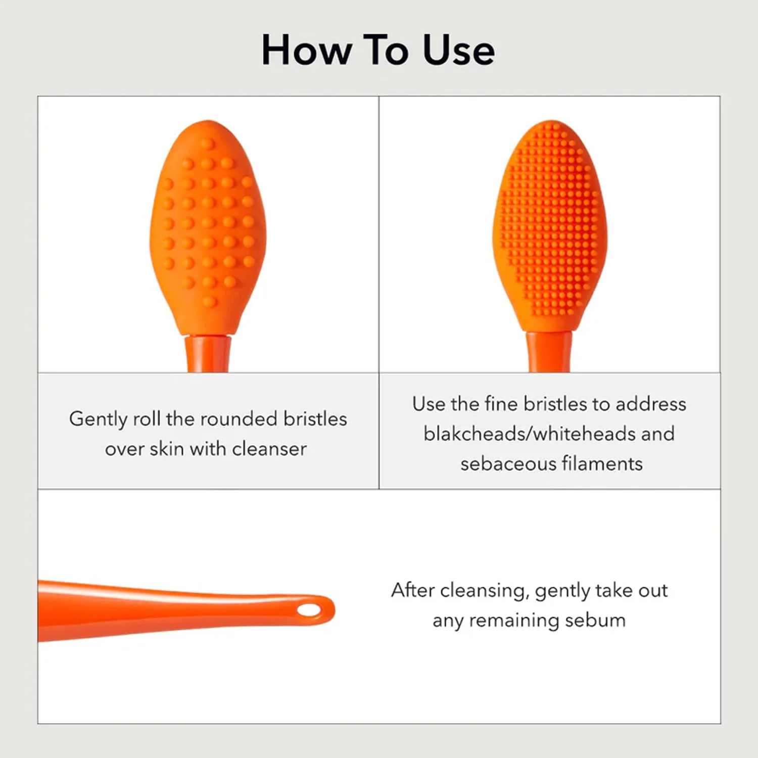 APRILSKIN Pore Cleansing Facial Silicone Brush | for Blackheads Removal & Face Scrubber | Gentle Exfoliation | Deep Pore Cleaning Massager | Pairs with Aprilskin's Carrotene Cleansing Balm - Image 5