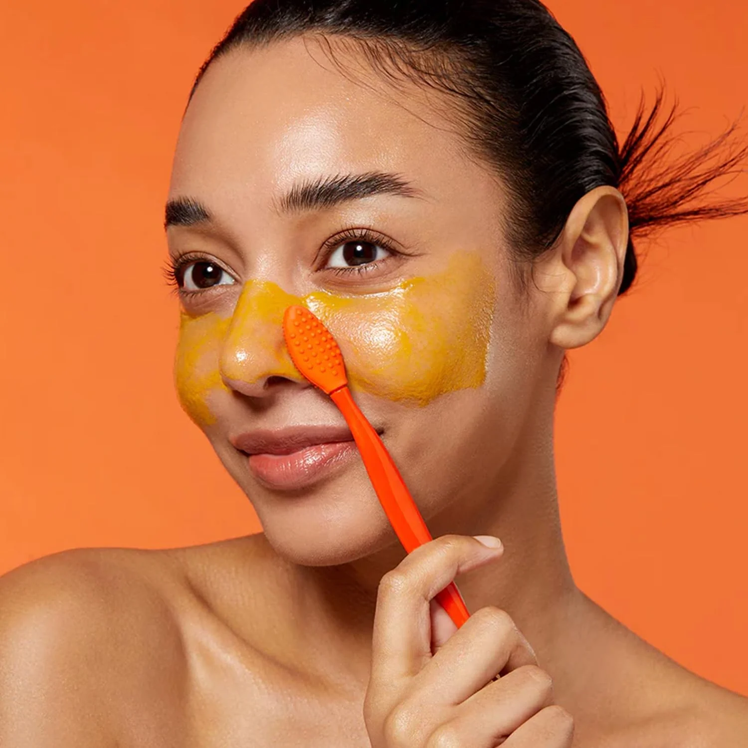 APRILSKIN Pore Cleansing Facial Silicone Brush | for Blackheads Removal & Face Scrubber | Gentle Exfoliation | Deep Pore Cleaning Massager | Pairs with Aprilskin's Carrotene Cleansing Balm - Image 6