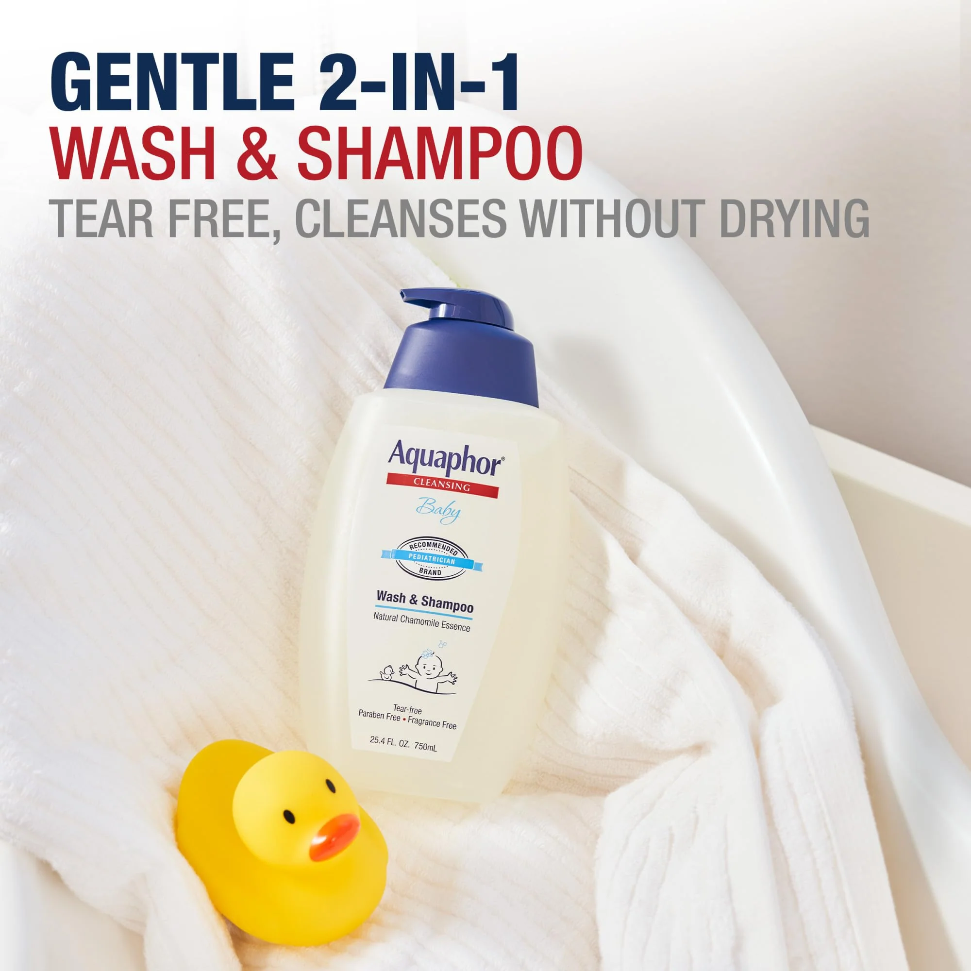Aquaphor Baby Skin Care Essentials Gift Set with Baby Wash and Shampoo (16.9 Fl Oz) + Healing Ointment for Chapped Skin and Drool Rash (7Oz) + Diaper Rash Cream (3.5Oz), Hypoallergenic - Image 9