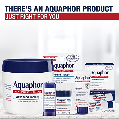 Aquaphor Healing Balm Stick, Skin Protectant with Avocado Oil and Shea Butter, 0.65 Oz Stick - Image 4