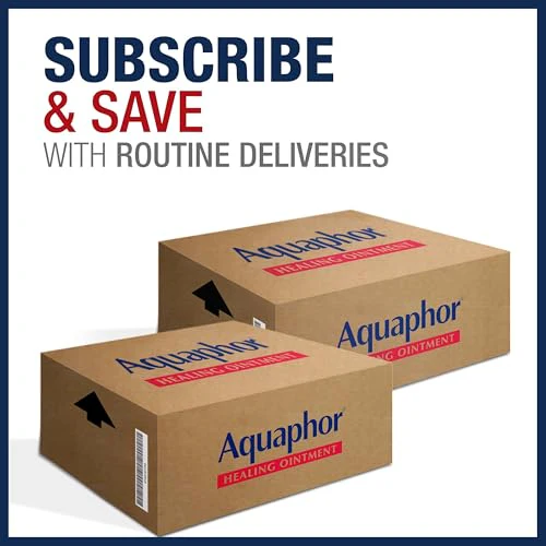 Aquaphor Healing Ointment Advanced Therapy Skin Protectant Skin Care Set, Body Moisturizer for Dry Skin, Minor Cuts and Burns, Dry Cuticles, Cracked Heels, Hands and Lips, 14 Oz Jar + 1.75 Oz Tube - Image 4