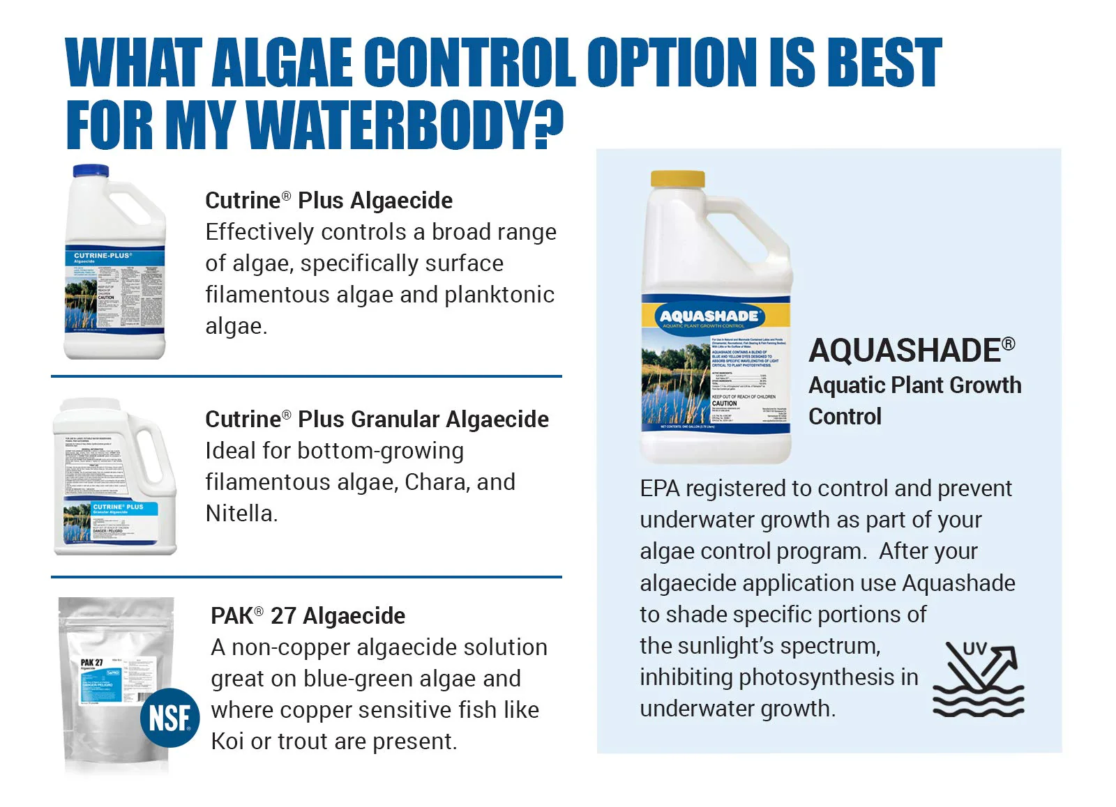 Aquashade Blue Pond Dye - 1 Gallon EPA-Approved Sunlight Blocker for Algae - Weed Suppression - Safe for Fish, Livestock and Swimming - Eco-Friendly Liquid Treatment for Water - Image 2