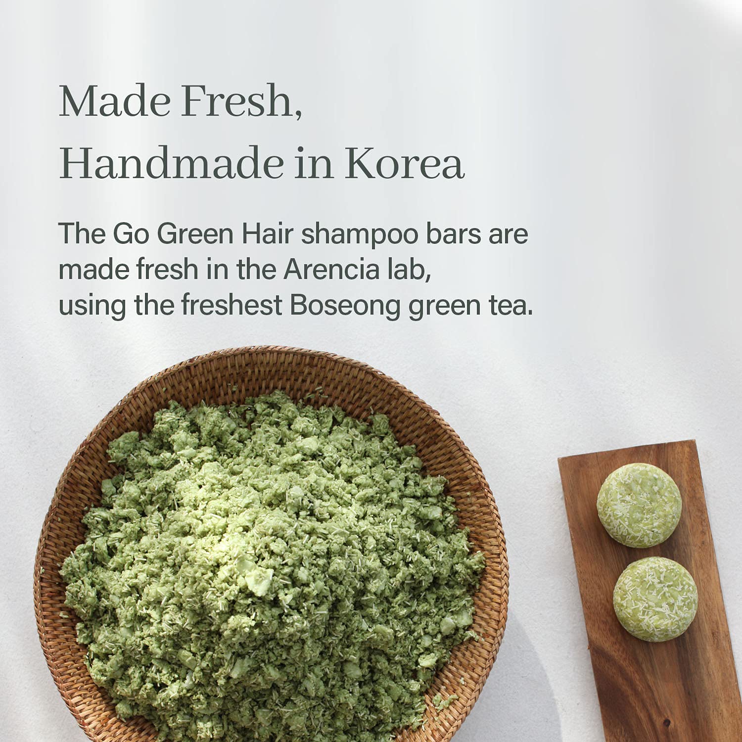 ARENCIA Go Green Tea Tree Shampoo Bar for Dandruff, Itchy Scalp, Normal to Oily hair – Refreshing Anti-dandruff, Vegan, pH balanced, Sulfate free, Eco friendly - Image 7