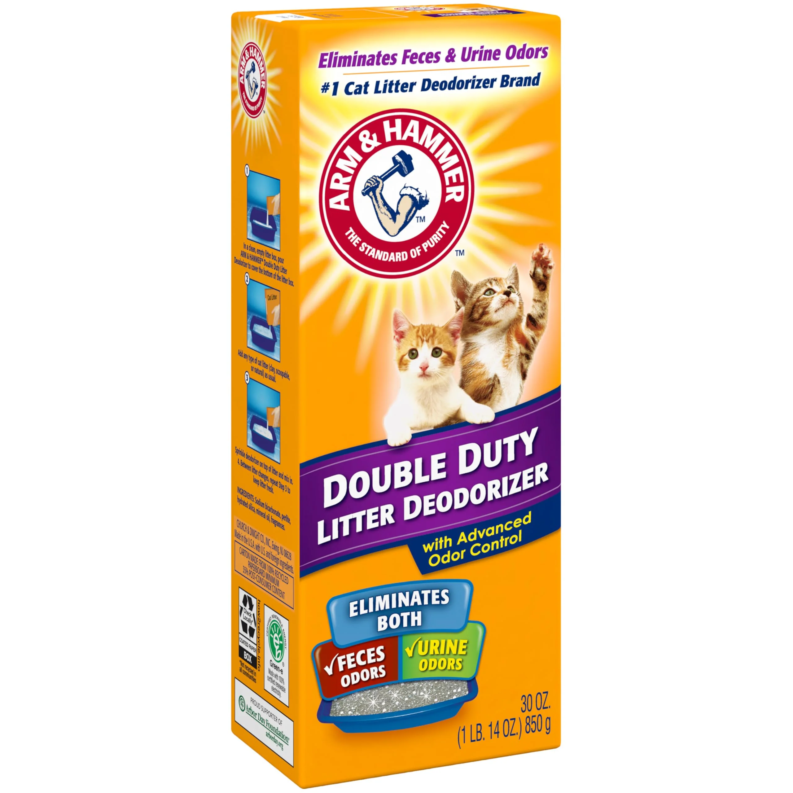 Arm & Hammer 40015029: Litter Deodorizer Double Duty 30 Oz - Image 2