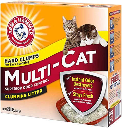 Arm & Hammer MultiCat Clumping Litter, Scented 20lb Box - Image 2