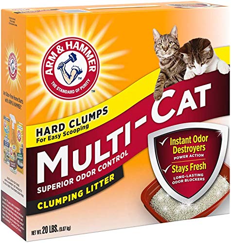 Arm & Hammer MultiCat Clumping Litter, Scented 20lb Box - Image 8