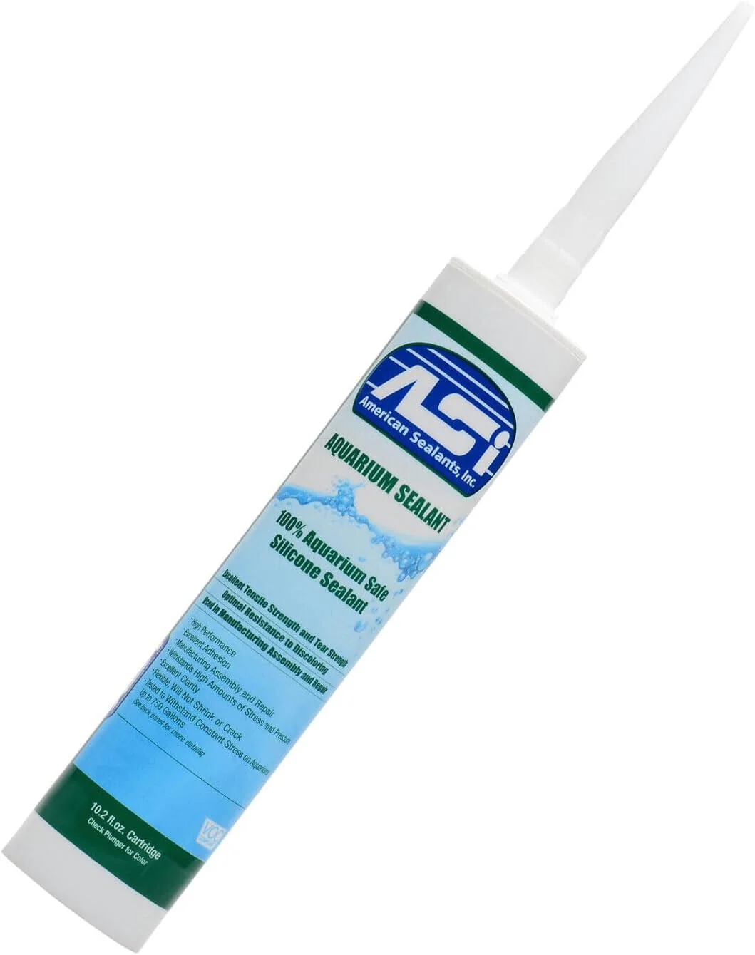 ASI Black Aquarium Silicone Sealant- 10.2 Oz Cartridge - Image 4