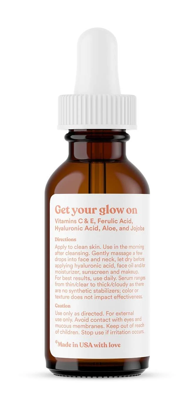 ASUTRA 20% Vitamin C Serum, 1 fl oz (Pack of 2) - Ferulic & Hyaluronic Acid, Vitamin E, Aloe, Jojoba, Brightening Face Serum - Image 7