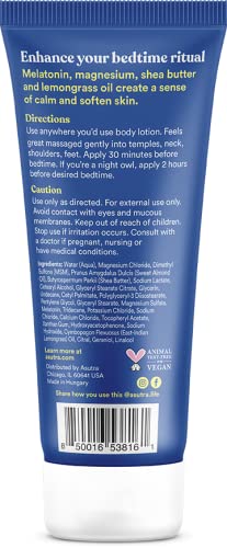 ASUTRA Dorm Set Bundle, 3 Products – Purple Silk Eye Mask Filled with Lavender and Flax Seeds, Melatonin Lotion with Magnesium and Shea Butter, Lavender and Chamomile Aromatherapy Mist - Image 3