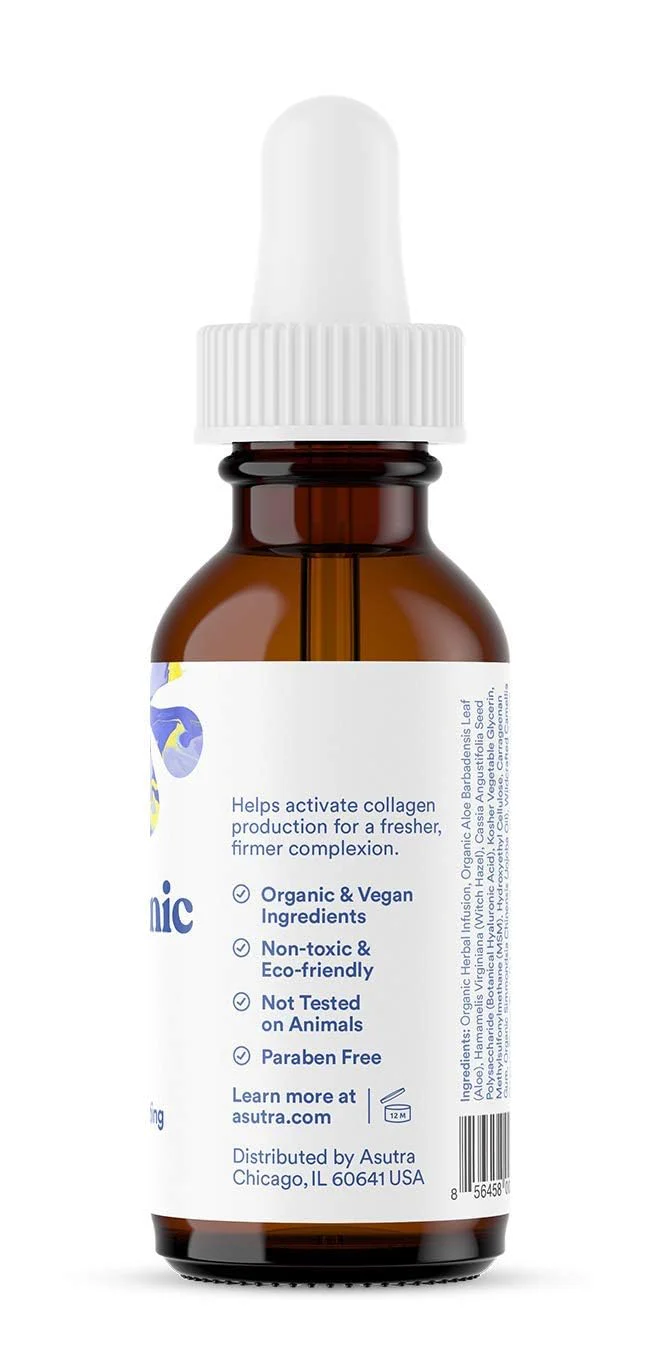 ASUTRA Hyaluronic Acid Serum for Face, 1 fl oz (Pack of 2)- Vitamin C & E, Aloe, Green Tea, Geranium & Jojoba Oil, Plumping Face Serum, Hydrating Facial Skin Care - Image 6