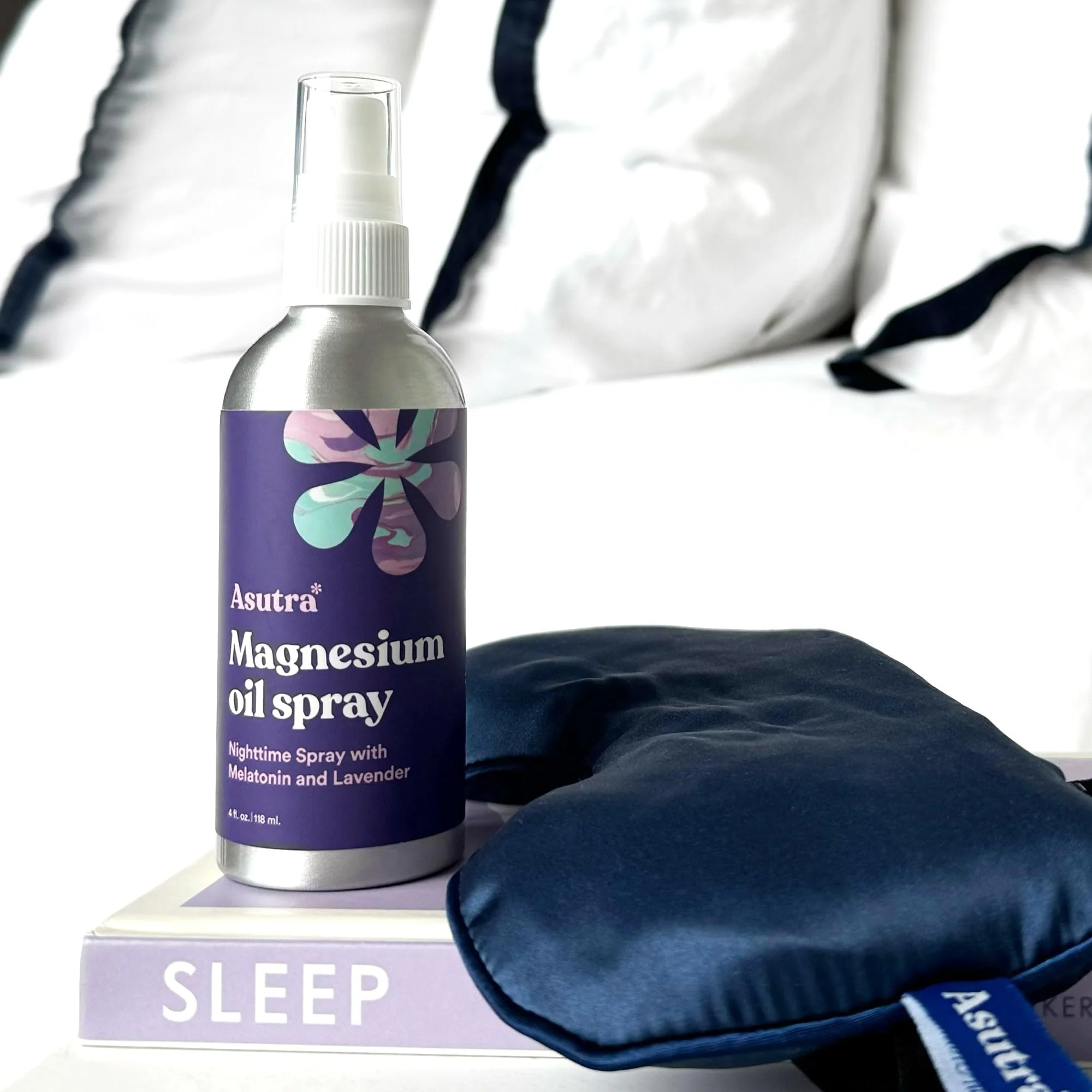ASUTRA Topical Magnesium Chloride Oil Spray with Lavender and Melatonin, 4 fl oz - Image 5