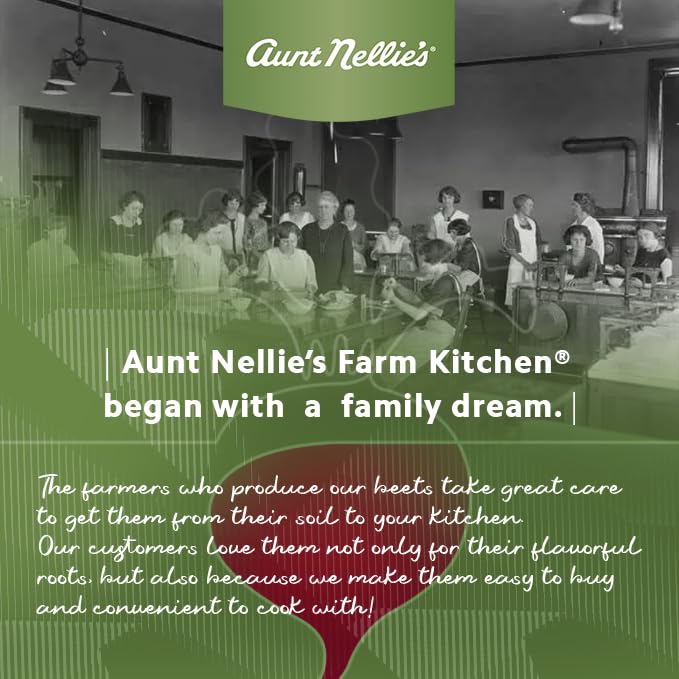 Aunt Nellie’s Sliced Pickled Beets | Tangy, Earthy, Sweet and Delicious | Deep Vibrant Ruby Red-Purple | Grown in the USA | Smoothies, Salads, Side Dishes (16oz, 4-Pack) - Image 2