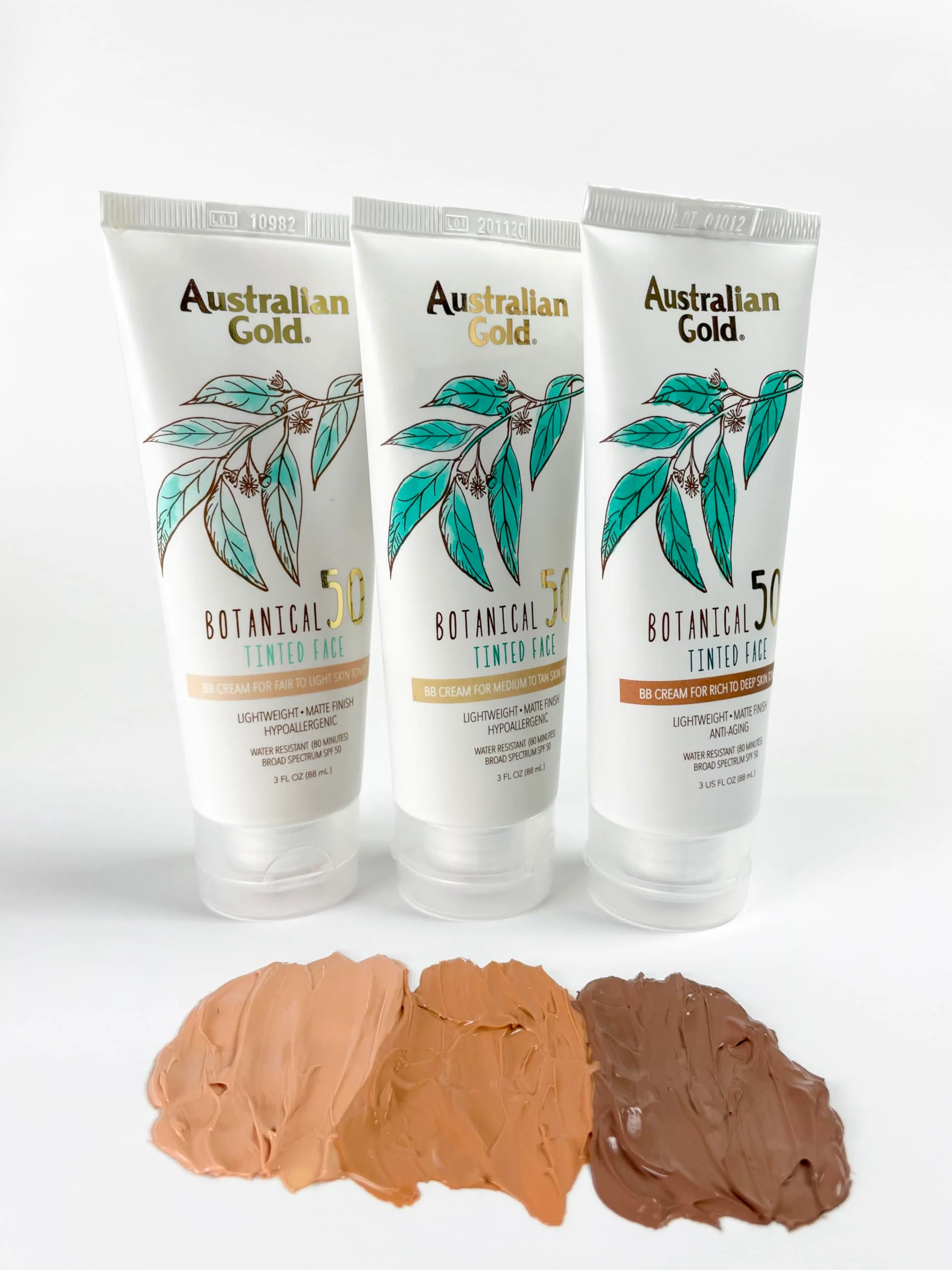 Australian Gold Botanical SPF 50 Tinted Face Sunscreen, Non-Chemical BB Cream, Water-Resistant, Matte Finish, Sensitive Skin, 3 FL Oz - Image 7