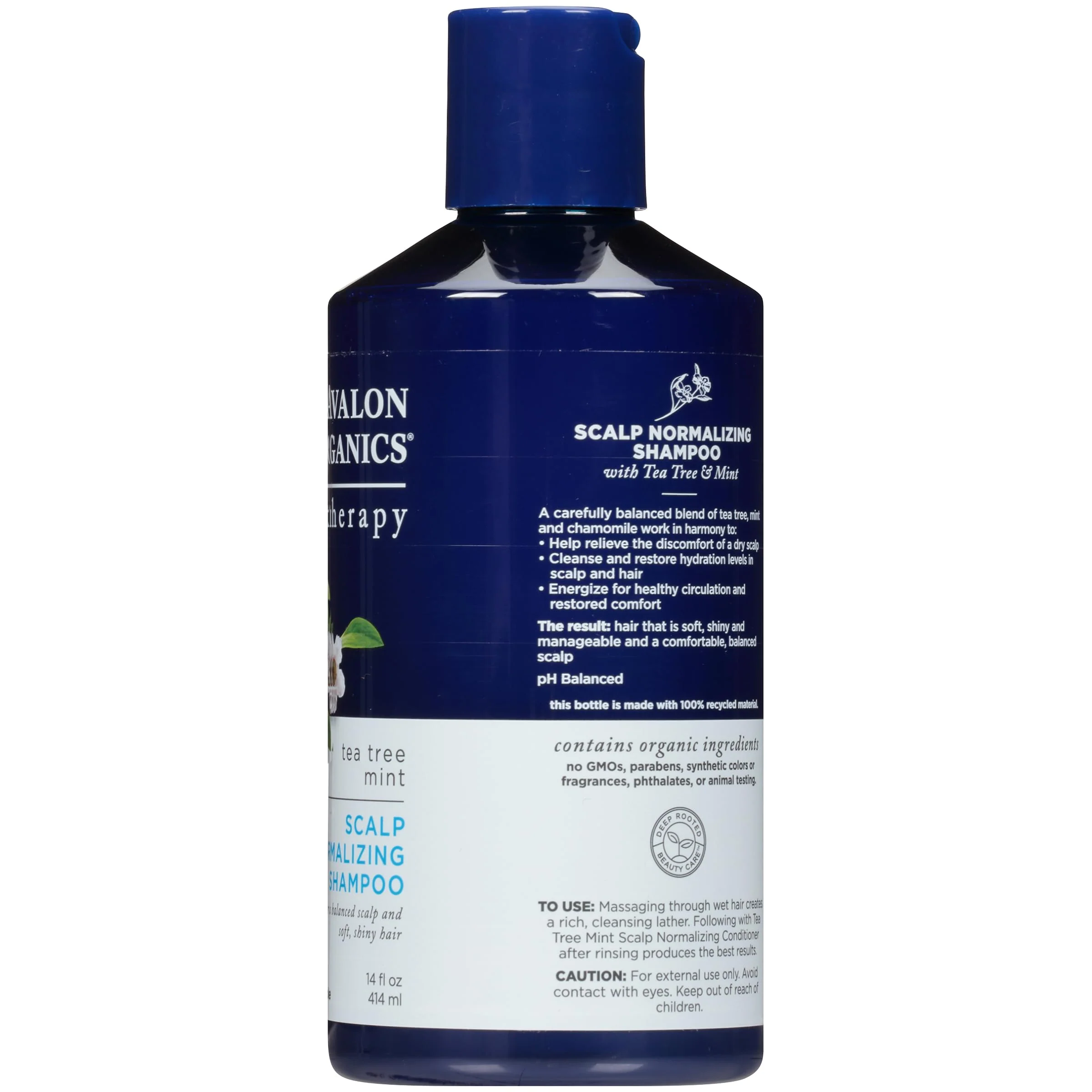 Avalon Organics Therapy Scalp Normalizing Shampoo, Tea Tree Mint, 14 Oz - Image 6