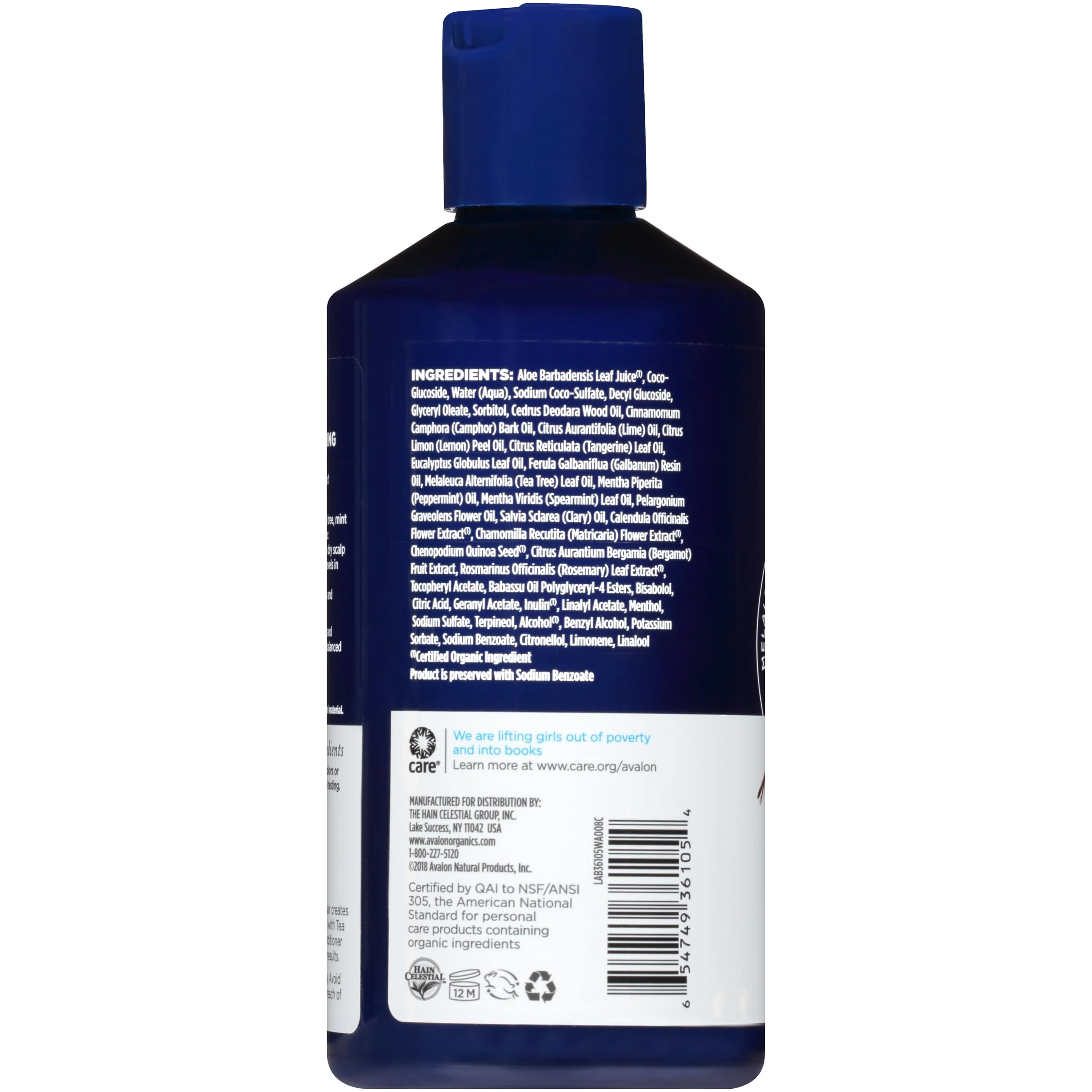Avalon Organics Therapy Scalp Normalizing Shampoo, Tea Tree Mint, 14 Oz - Image 7