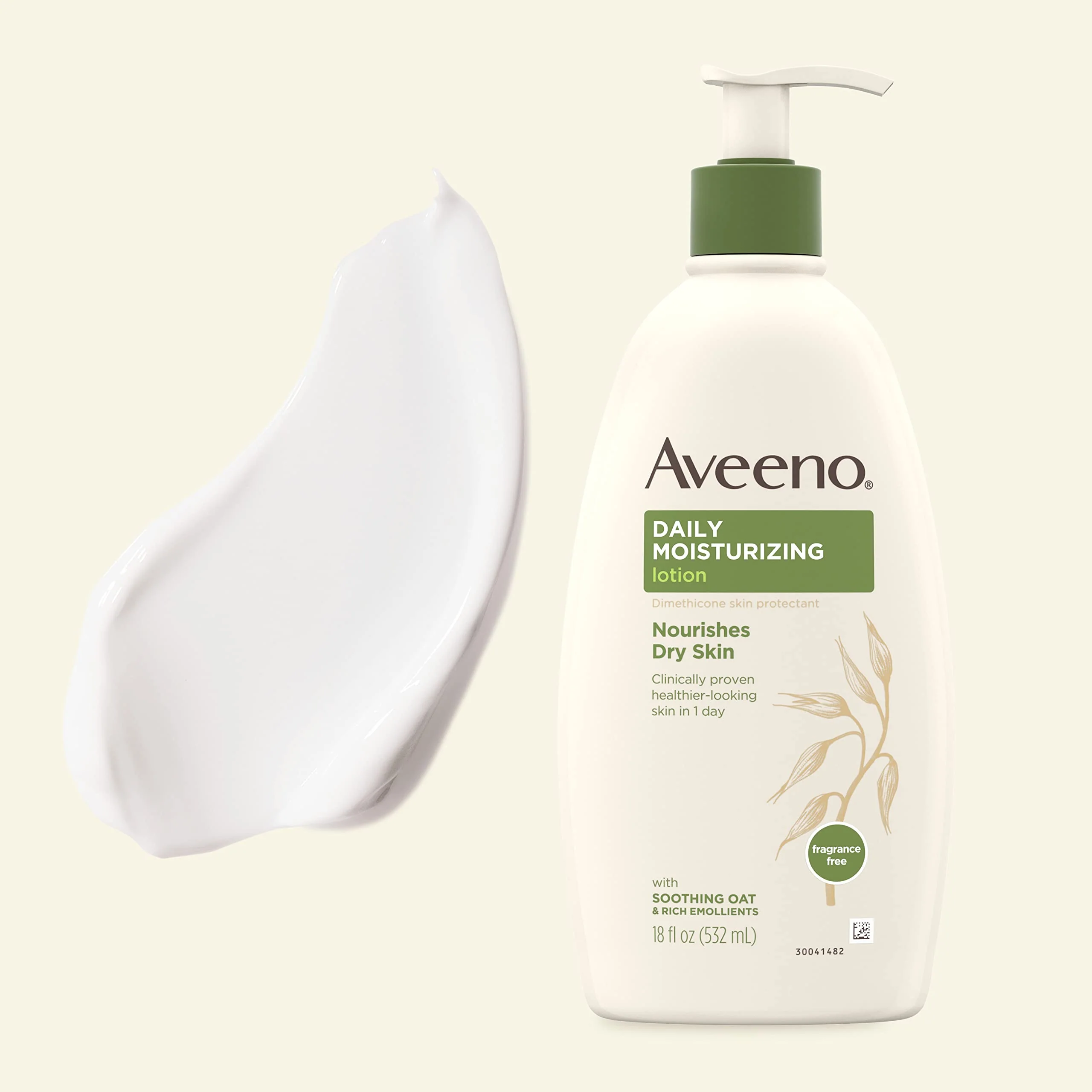 Aveeno Daily Moisturizing Body Lotion with Soothing Oat and Rich Emollients to Nourish Dry Skin, Fragrance-Free, 12 Fl Oz (Pack of 6) - Image 6